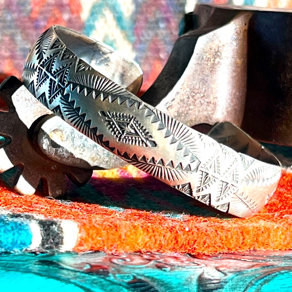 Fantastic Vincent Platero Stamped Bracelet!